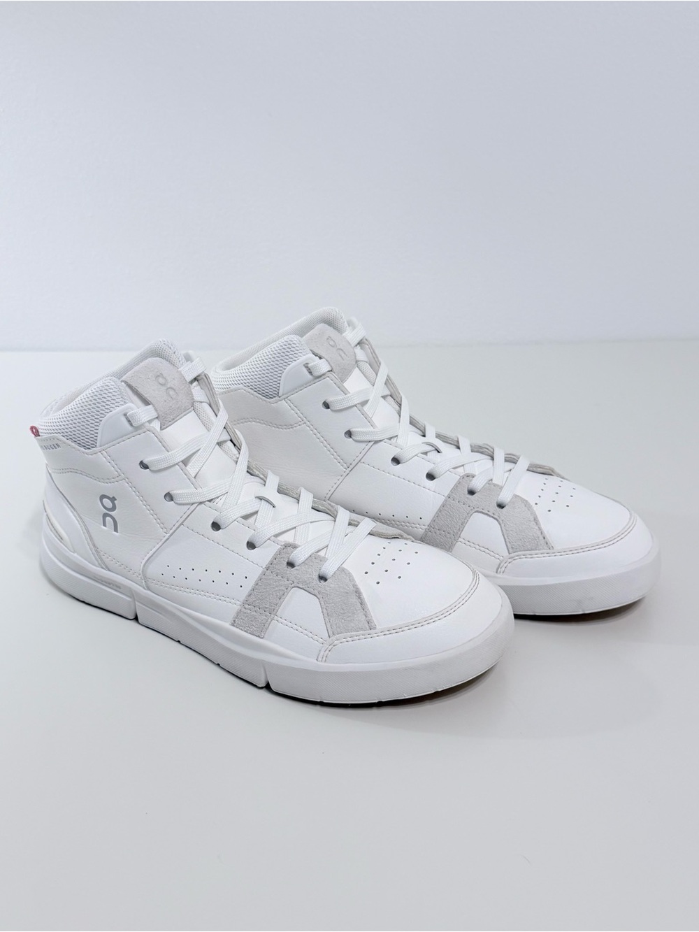 On Cloud The Roger Clubhouse Mid Sneakers White Sand 8